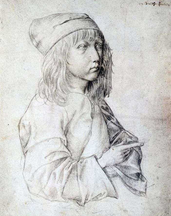 Автопортрет 1484 года   Альбрехт Дюрер