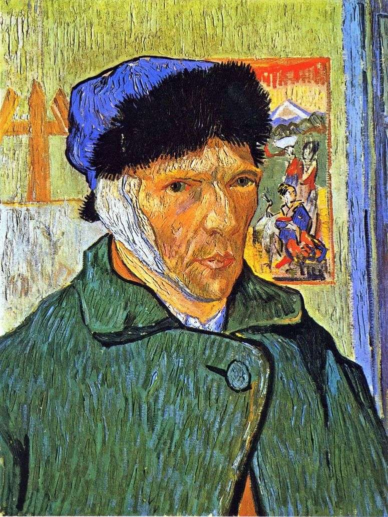 Автопортрет с перевязанным ухом   Винсент Ван Гог