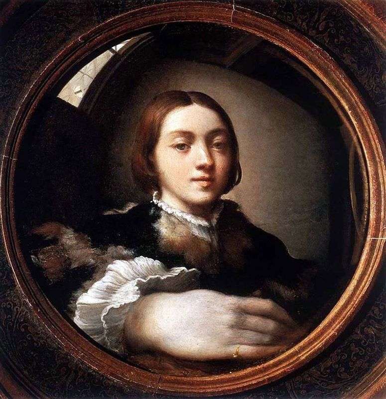 Автопортрет в выпуклом зеркале   Франческо Пармиджанино