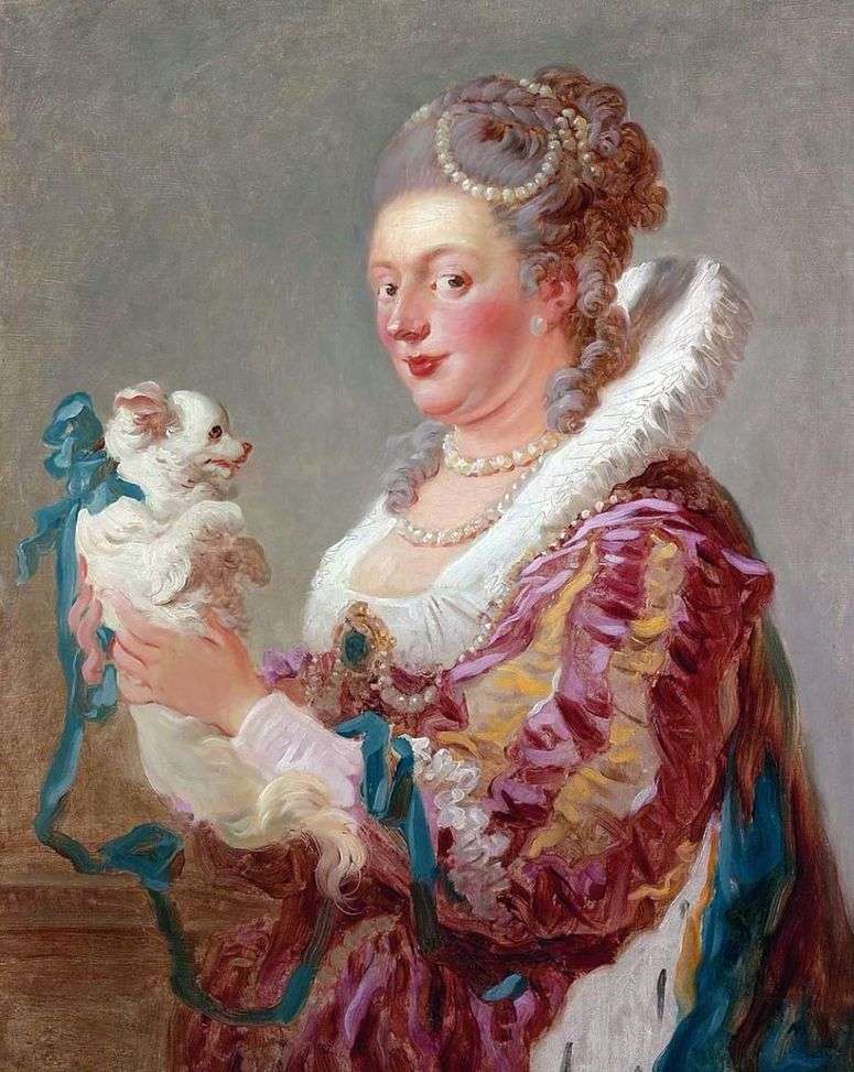 Дама с собачкой   Жан Оноре Фрагонар