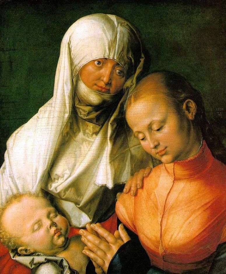 Дева Мария с младенцем и святой Анной   Альбрехт Дюрер