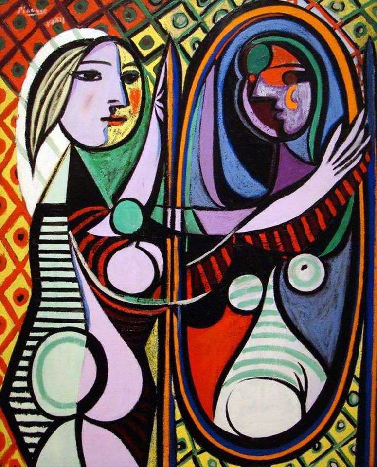 Девушка перед зеркалом   Пабло Пикассо