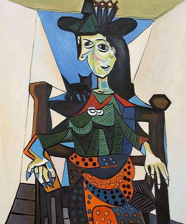 Дора Маар с кошкой   Пабло Пикассо