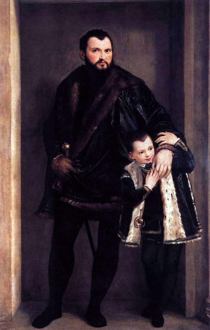 Граф де Порто с сыном Адриано   Паоло Веронезе