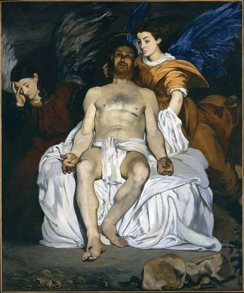 Христос с ангелами   Эдуард Мане