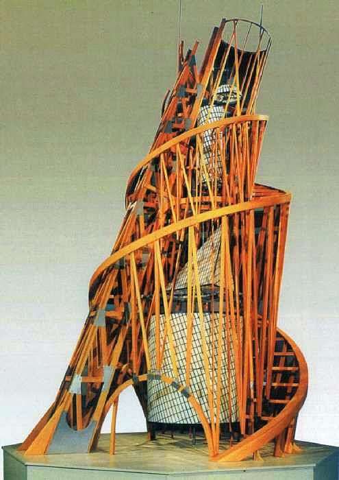 Башня. Модель памятника III Интернационалу   Владимир Татлин