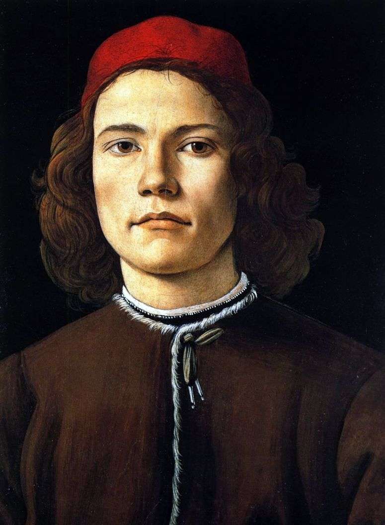 Портрет юноши   Сандро Боттичелли