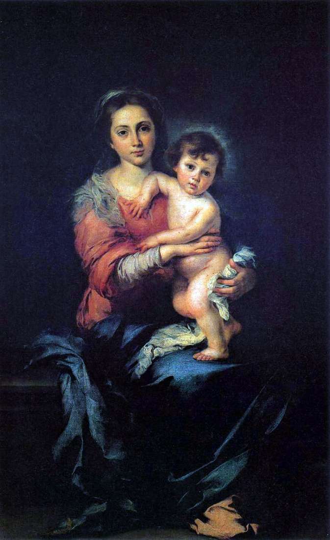 Мадонна с Младенцем   Бартоломе Эстебан Мурильо