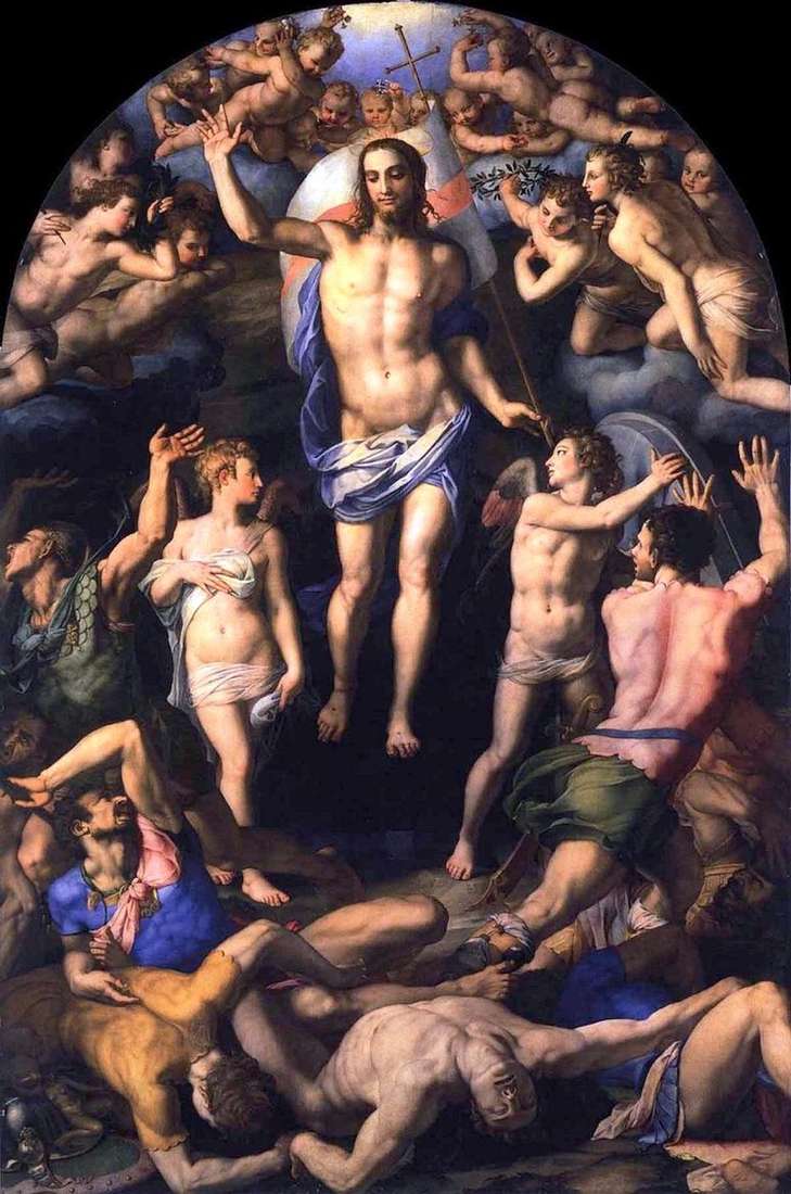 Воскресение Христа   Аньоло Бронзино