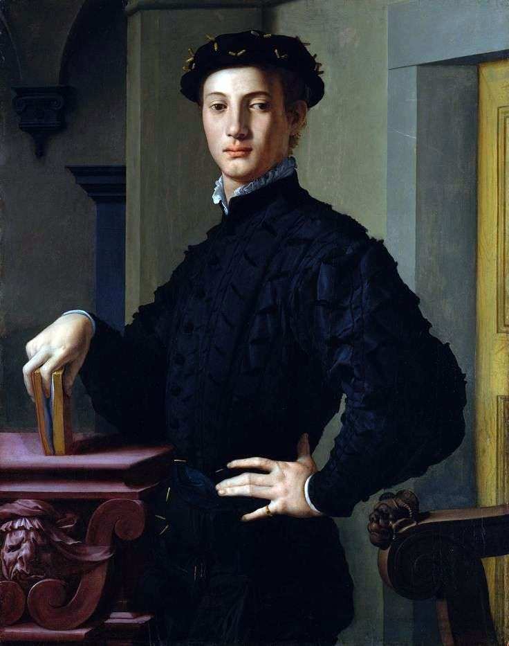 Портрет молодого человека   Аньоло Бронзино
