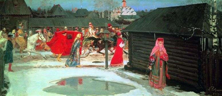 Свадебный поезд в Москве (XVII столетие)   Андрей Рябушкин