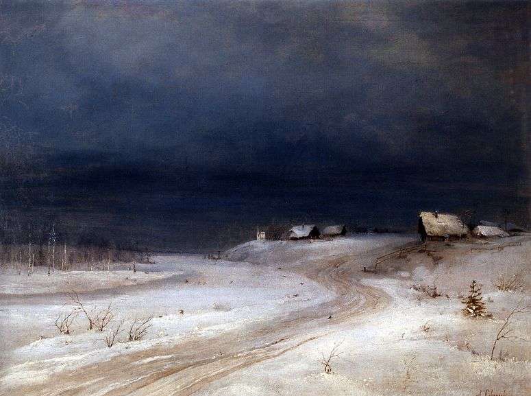 Зимний пейзаж   Алексей Саврасов