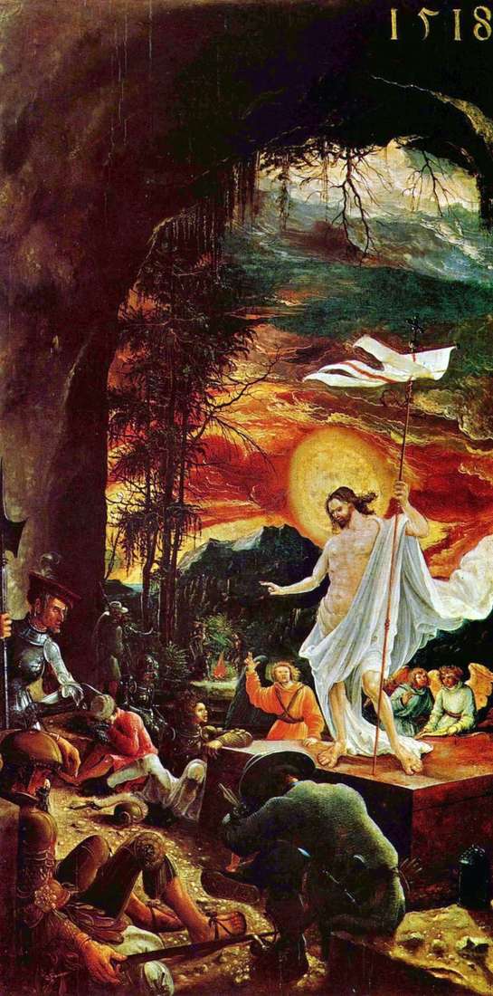 Воскресение Христа   Альбрехт Альтдорфер