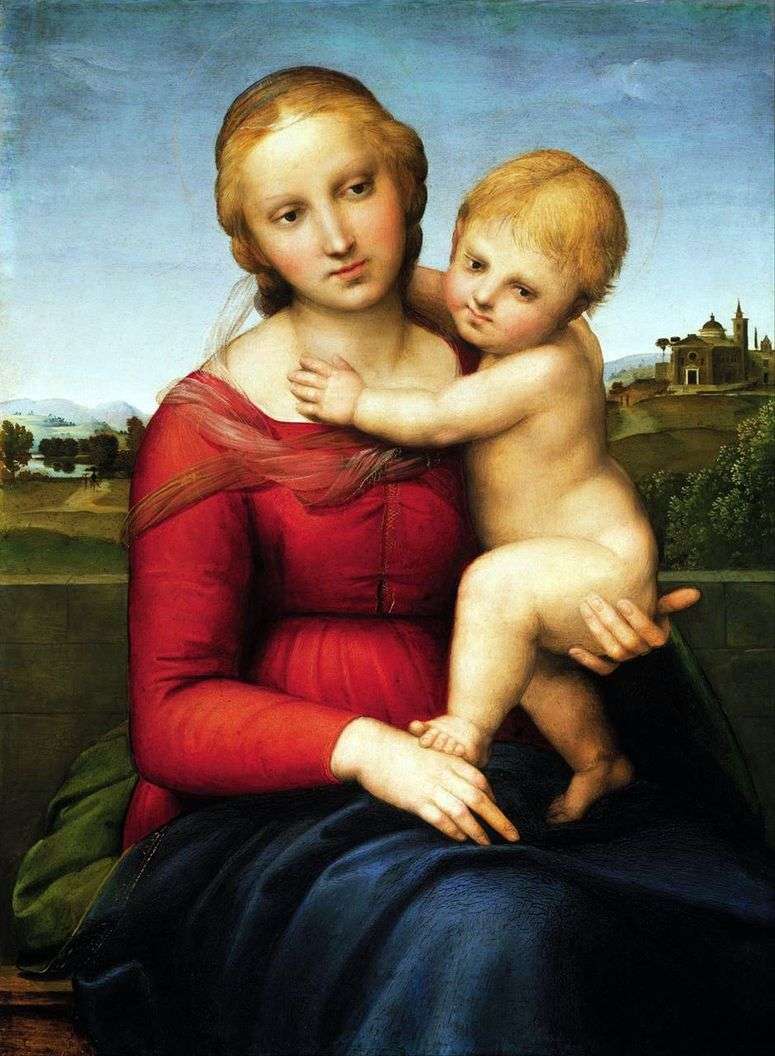 Мадонна с младенцем   Рафаэль Санти