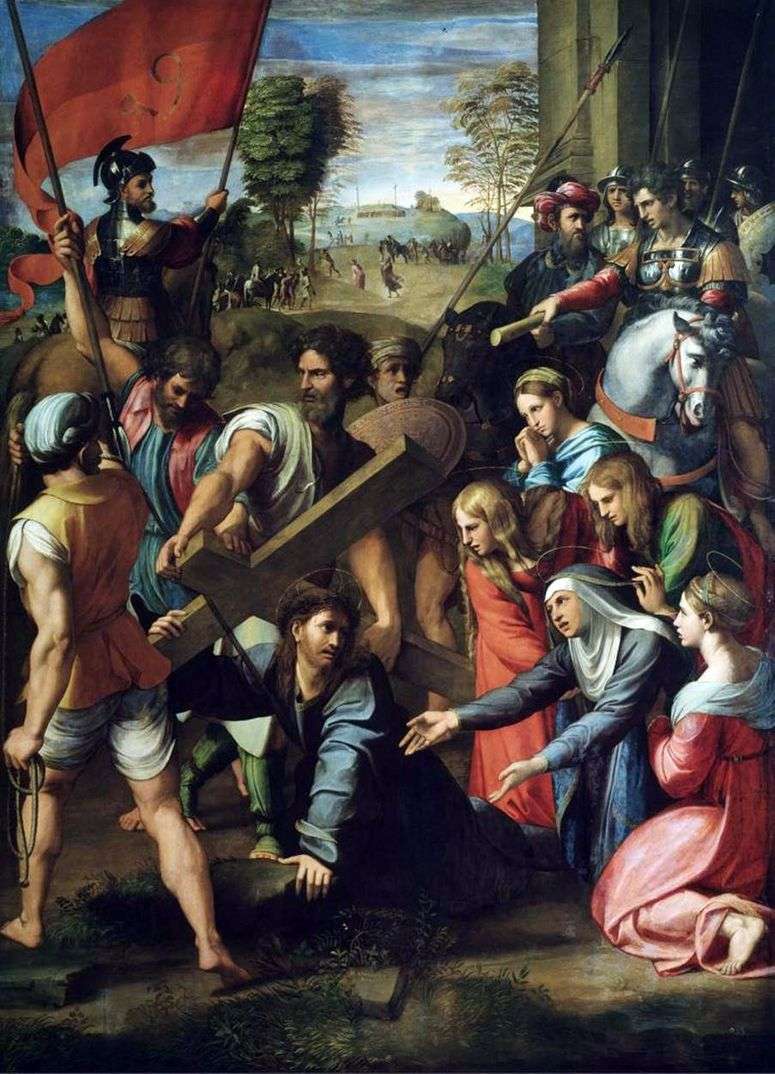 Падения Христа по пути на Голгофу   Рафаэль Санти
