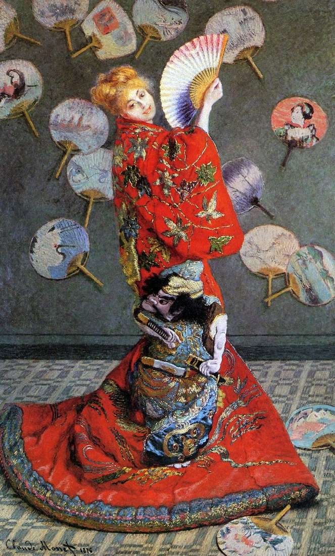 Японка (Камилла Моне в японском костюме)   Клод Моне