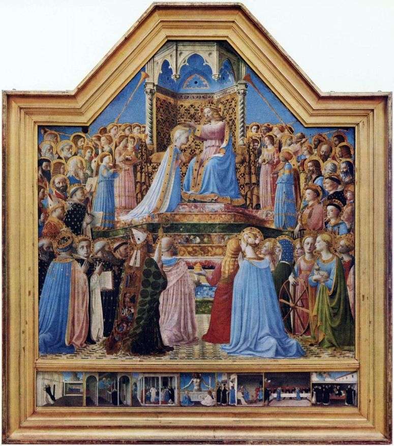 Коронование Девы Марии   Фра Беато Анджелико