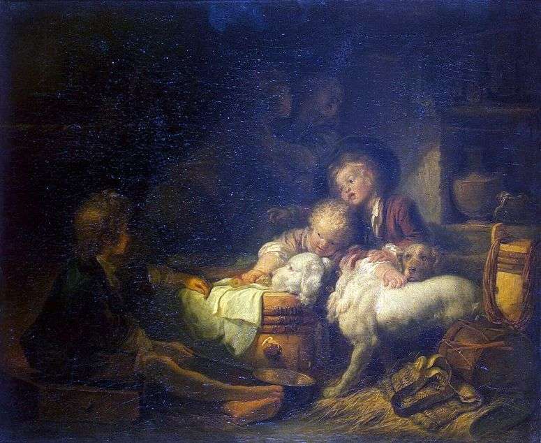Крестьянские дети   Жан Оноре Фрагонар