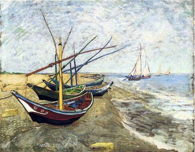 Лодки в Сен Мари   Винсент Ван Гог