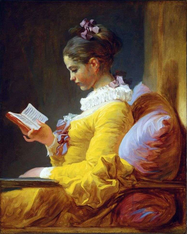 Молодая читательница   Жан Оноре Фрагонар