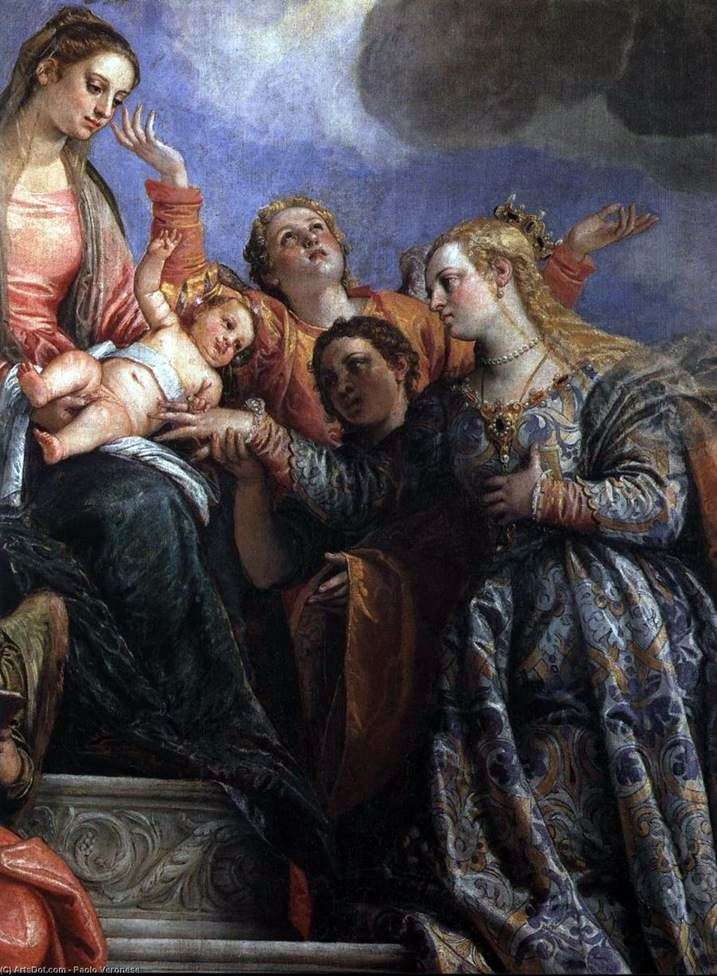 Обручение святой Екатерины   Паоло Веронезе