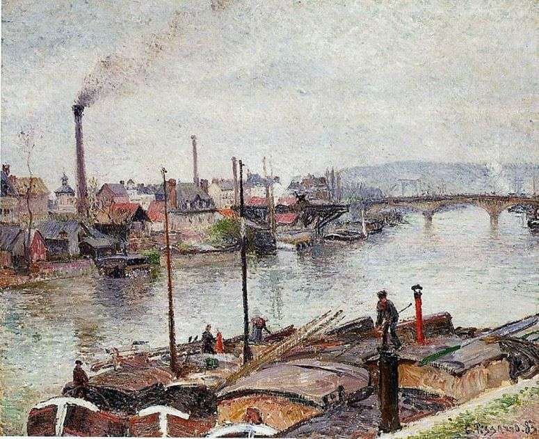 Остров Лакруа. Руан   Камиль Писсарро