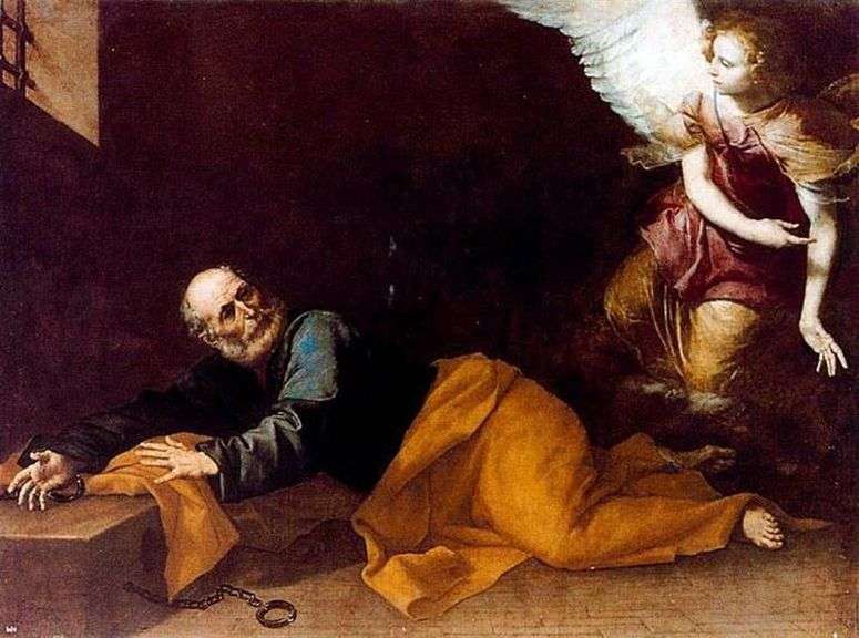 Освобождение апостола Петра из темницы   Хусепе де Рибера