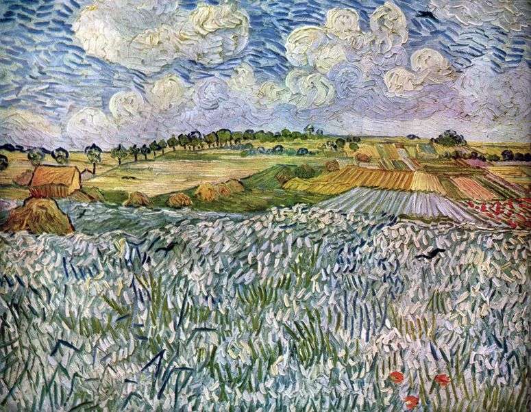 Пейзаж возле Овер: пшеничные поля   Винсент Ван Гог