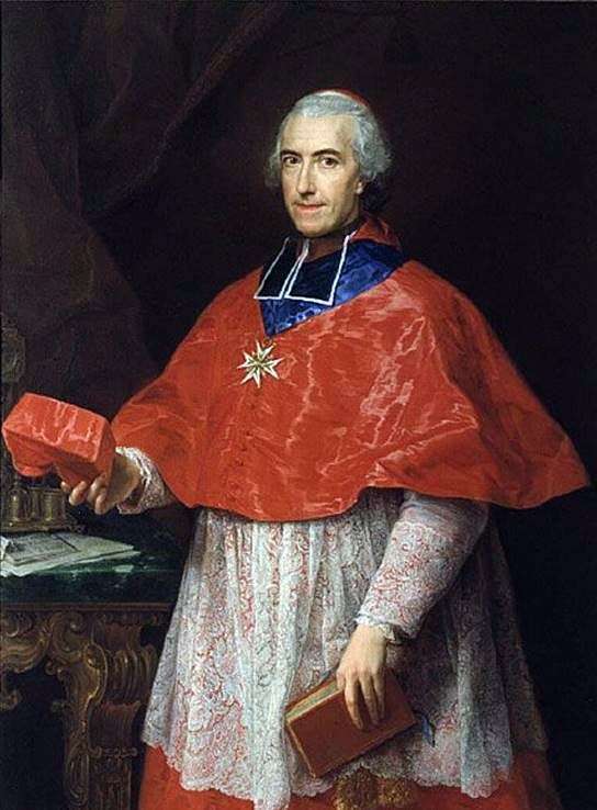 Портрет кардинала Жан Франсуа де Рожешуара   Помпео Батони