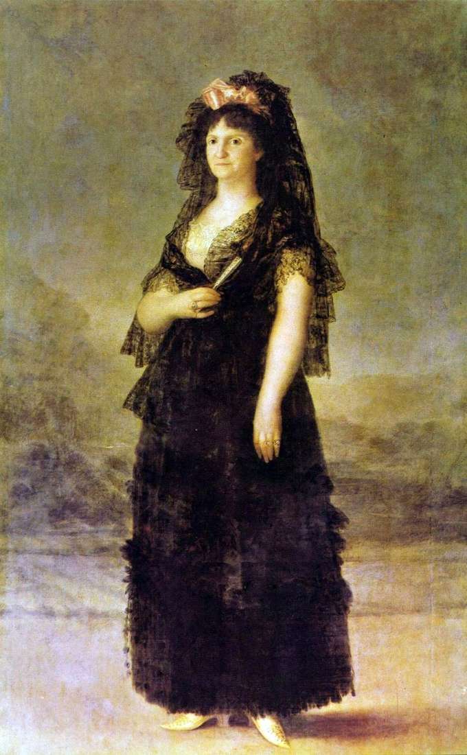 Портрет королевы Марии Луизы Пармской   Франсиско де Гойя