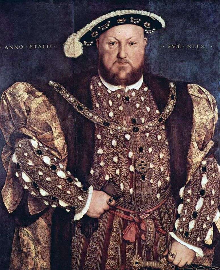 Портрет короля Генриха VIII   Ганс Гольбейн