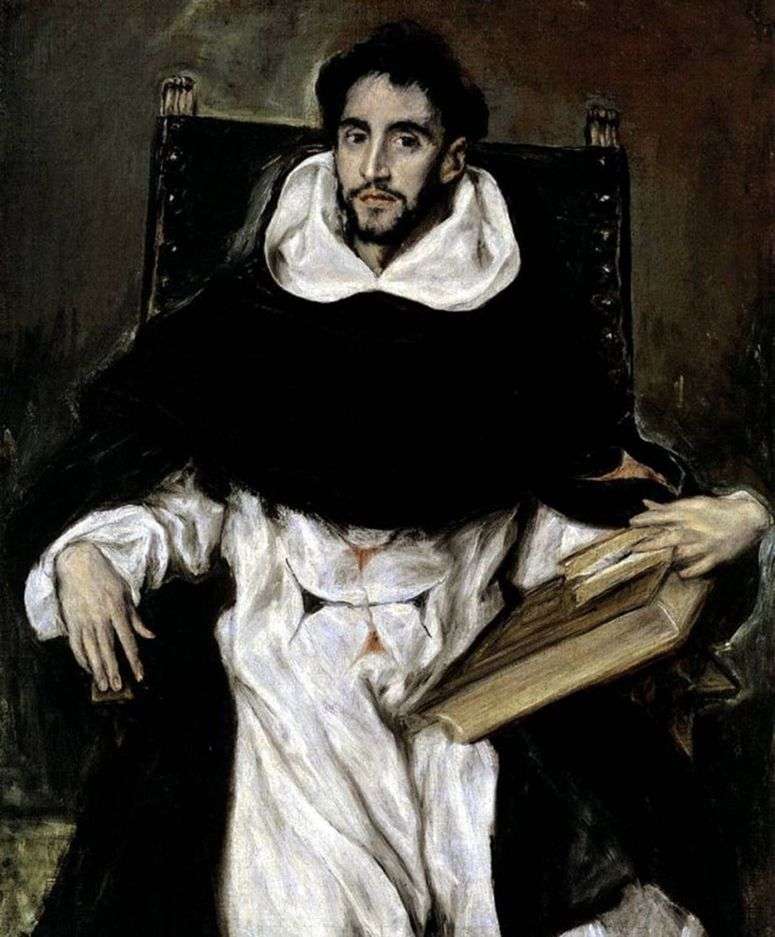 Портрет монаха Ортенсио Парависино   Эль Греко
