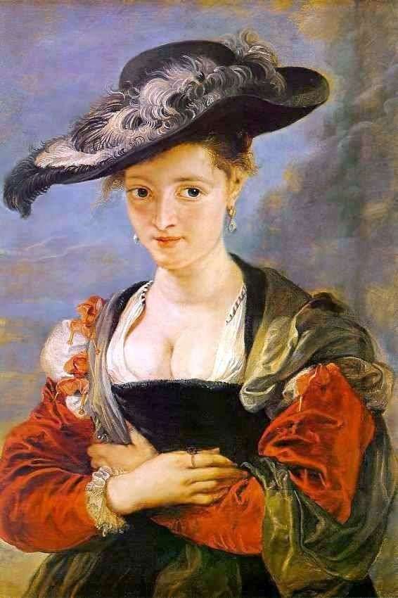 Портрет Сюзанны Фоурмент (Соломенная шляпка)   Питер Рубенс