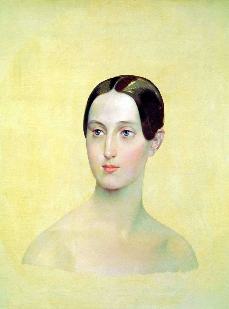 Портрет великой княжны Марии Николаевны   Карл Брюллов