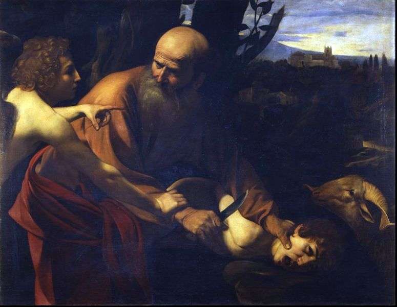 Принесение в жертву Исаака   Микеланджело Меризи да Караваджо