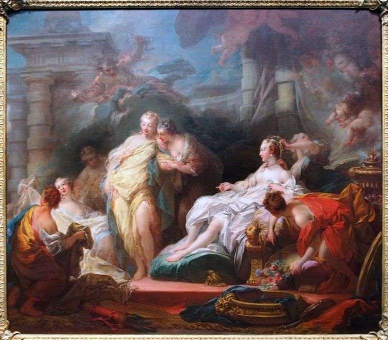Психея показывает своим сестрам дары амура   Жан Оноре Фрагонар
