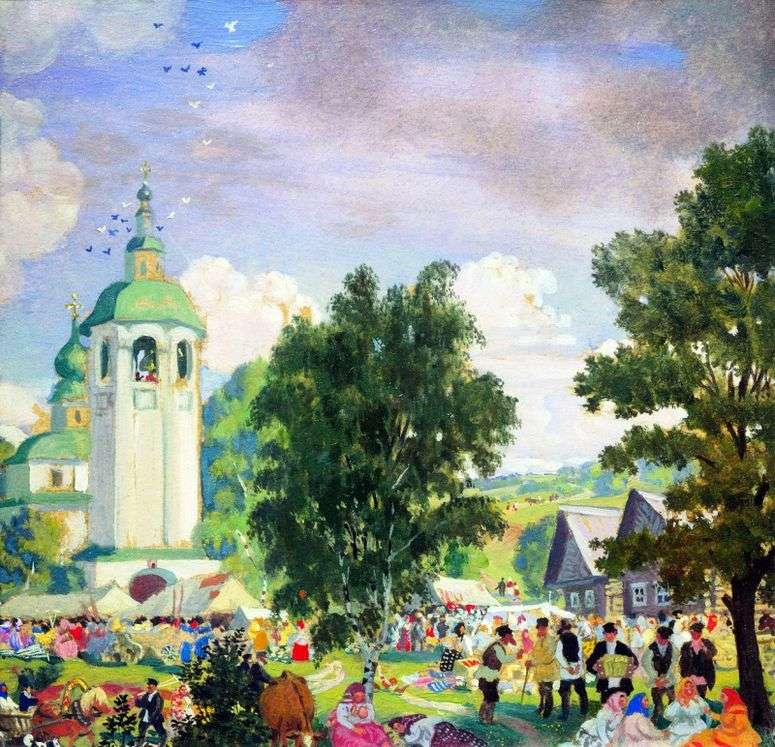 Сельский праздник   Борис Кустодиев