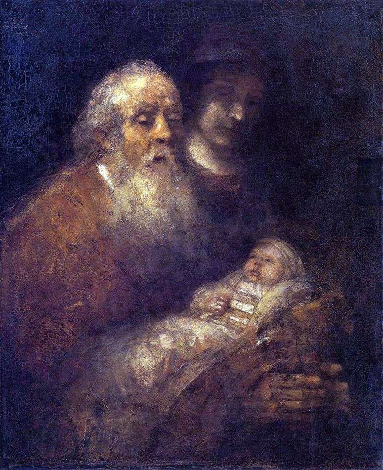 Симеон во храме   Рембрандт Харменс Ван Рейн