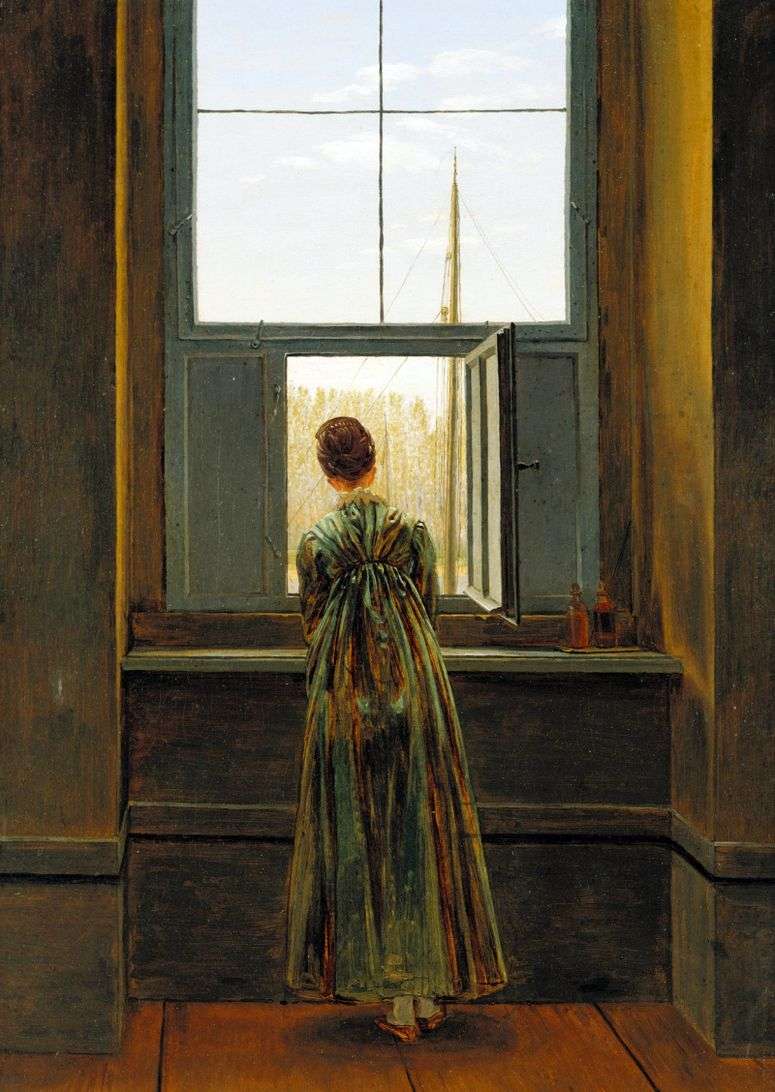 Женщина у окна   Каспар Давид Фридрих